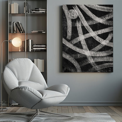 Art mural Champ la nuit