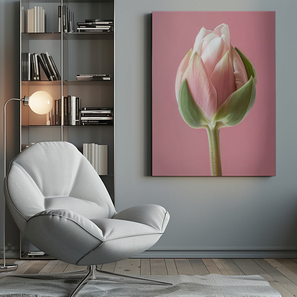 Décoration murale Tulipe Rose