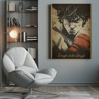 Wall art Strength Is Built In Struggle
