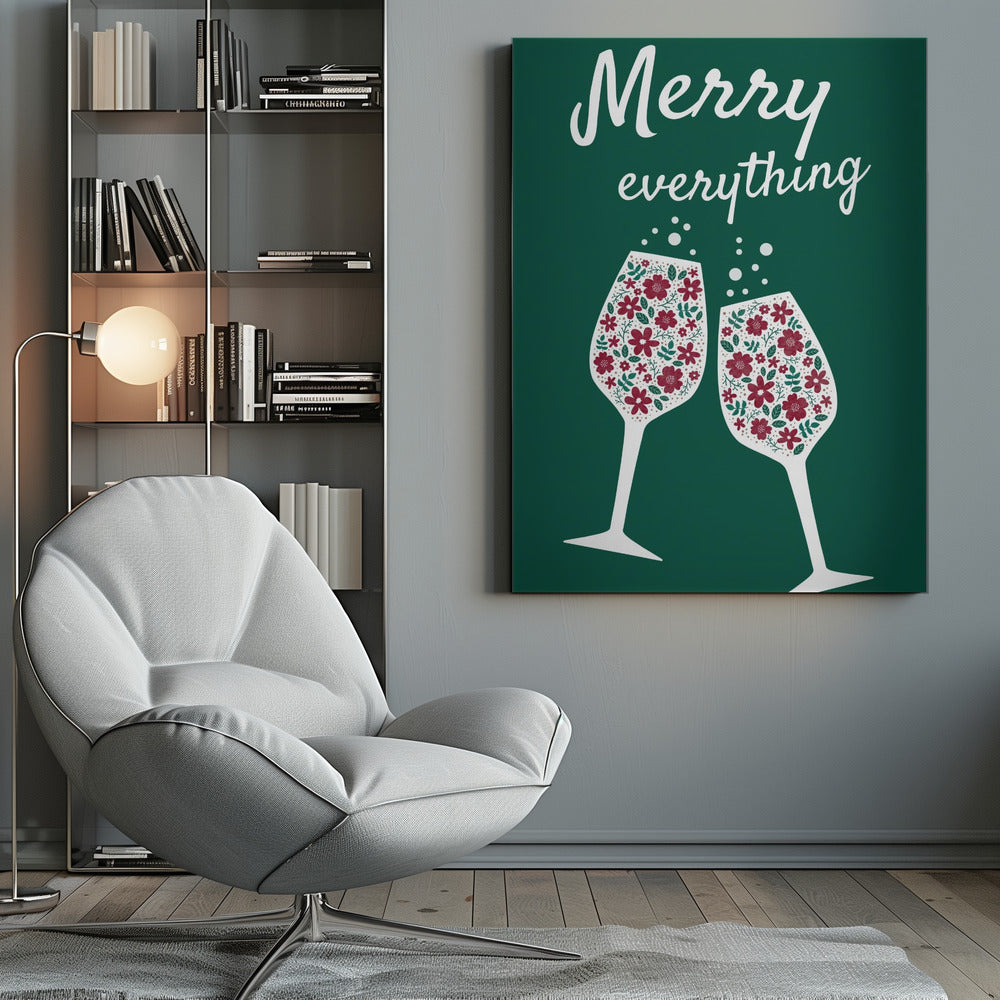 Impression sur toile Joyeux Tout