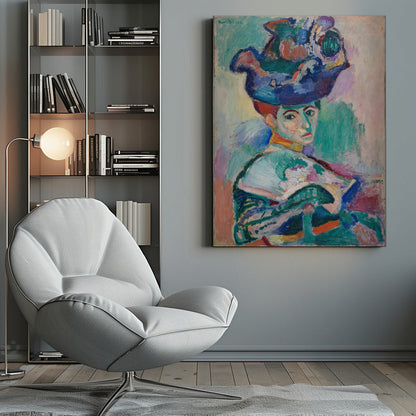 Décoration murale Femme au chapeau
