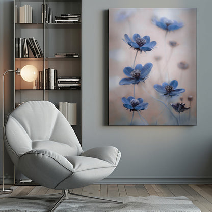 Art mural Cosmos bleu