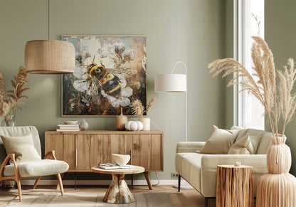 Art mural Animaux floraux Illustration d'art vintage 08
