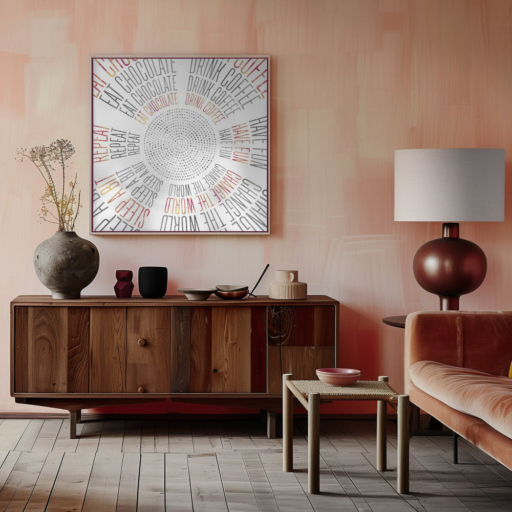 Wall art GRAPHIC ART Life Circles