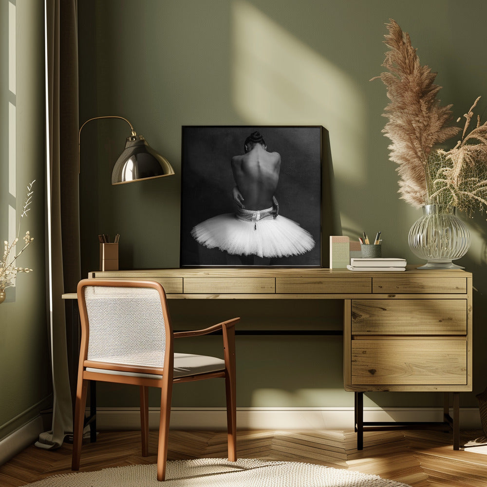 Wall art ballerina's back 2