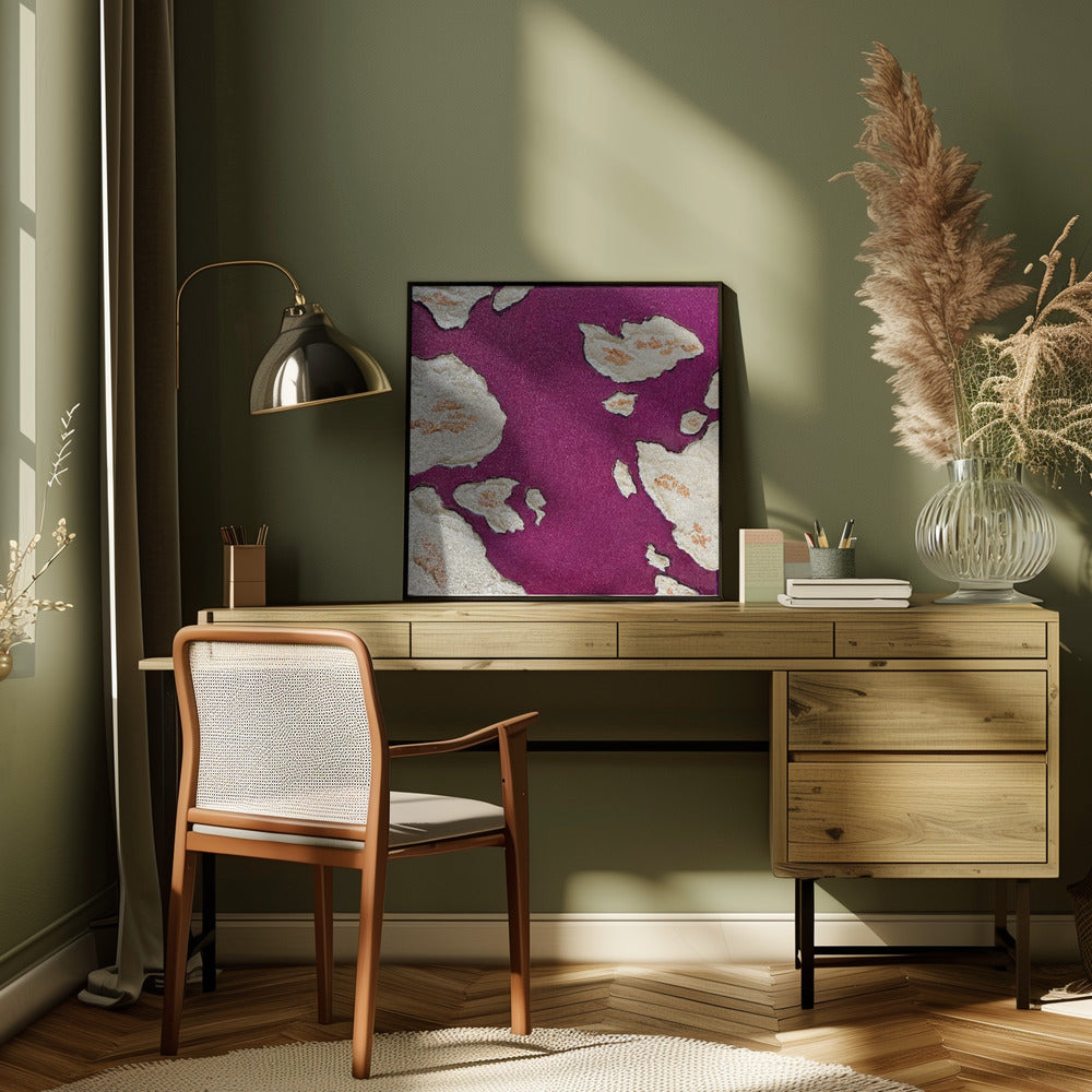 Wall Art Aubergine Islands