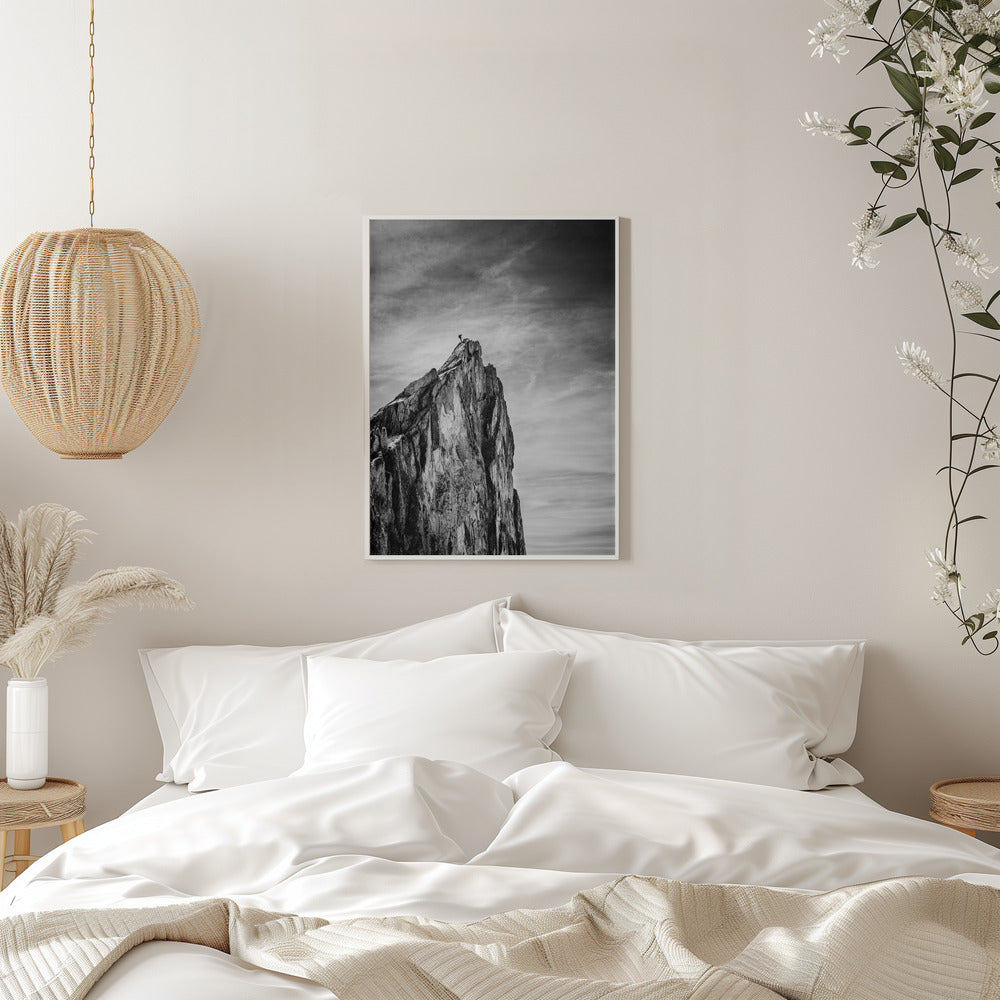 Art mural en équilibre entre terre et ciel