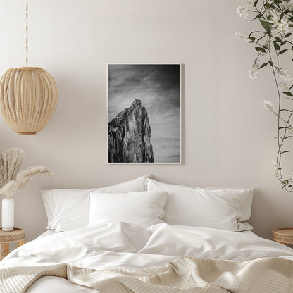 Art mural en équilibre entre terre et ciel