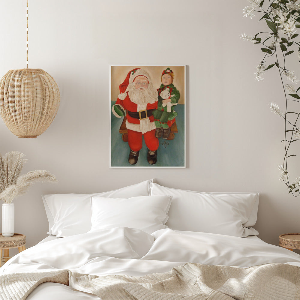 Décoration murale Demandez au Père Noël