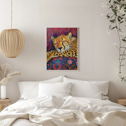 Décoration murale Guépard au repos