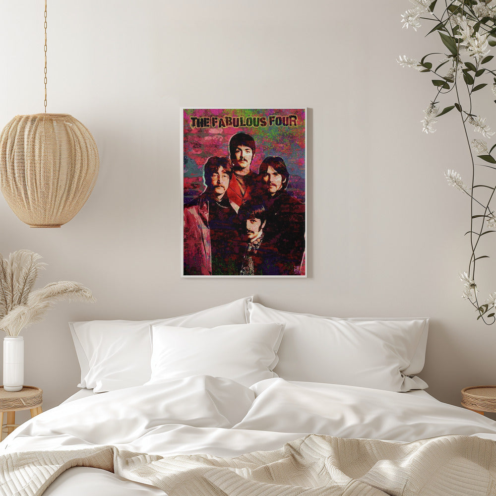 Décor mural Les Quatre Fantastiques