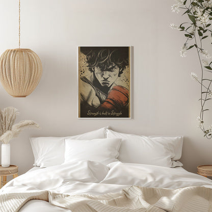 Wall art Strength Is Built In Struggle