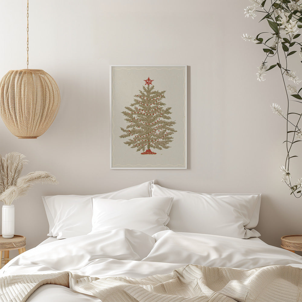 Décoration murale Sapin de Noël 02 Impression sur toile