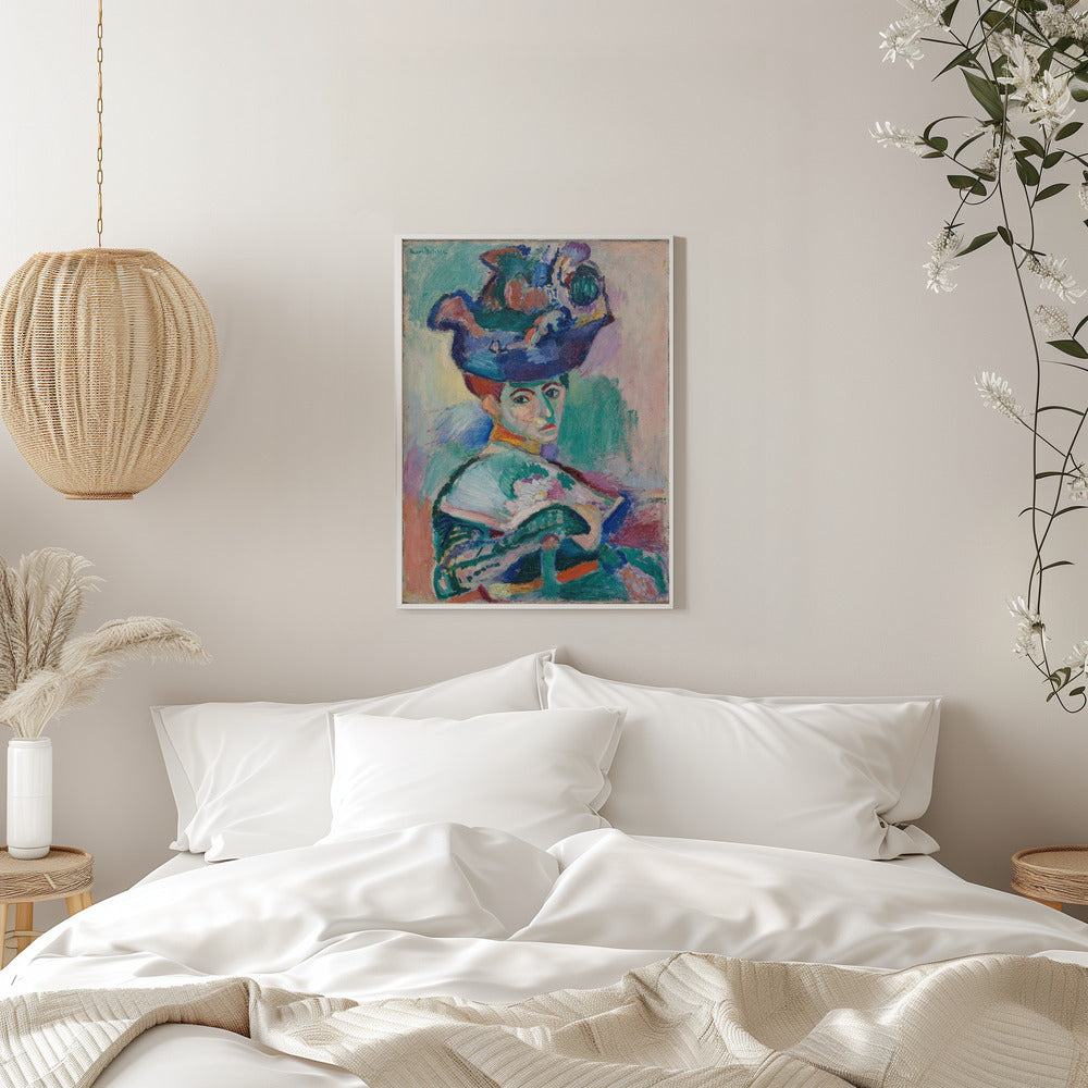 Décoration murale Femme au chapeau