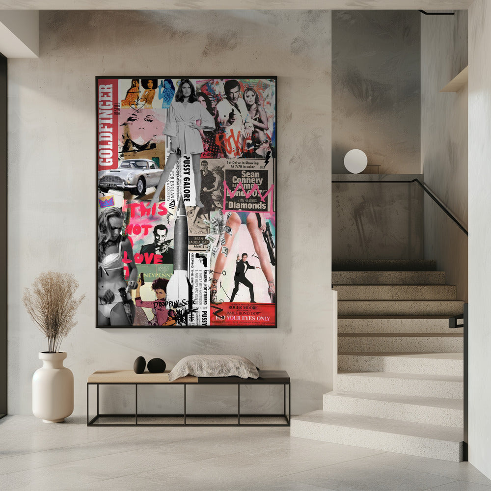 Art mural The Name's Bond