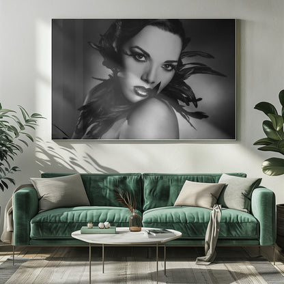 Art mural Les plumes noires