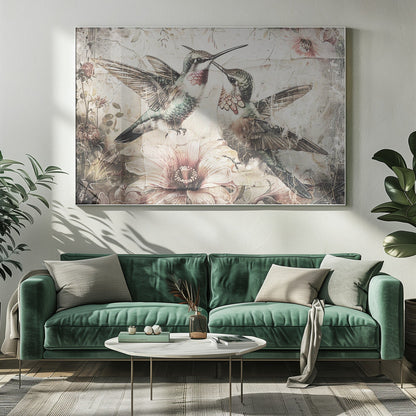 Décoration murale Oiseaux Animal Illustration Vintage Wallart 10