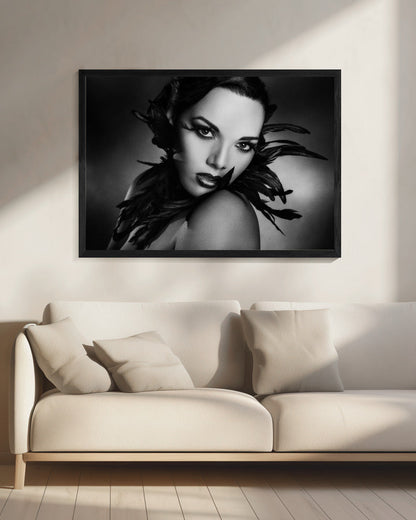 Art mural Les plumes noires