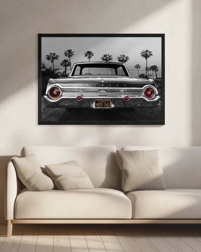 Décoration murale Ford Galaxie 500XL sur toile