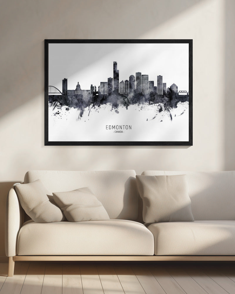 Décoration murale Edmonton Canada Skyline
