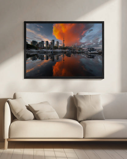 Décoration murale « Burn » de Toronto – Impression sur toile