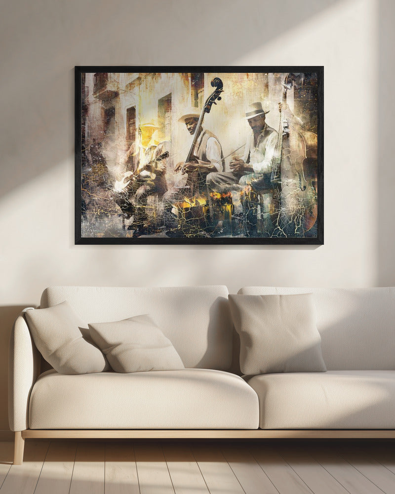 Art mural Art musical Illustration 11 Orchestre de jazz