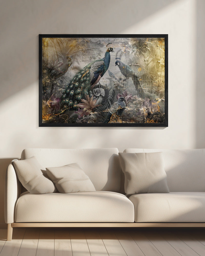 Décoration murale Oiseau Oiseaux Animal Illustration vintage Art mural 18