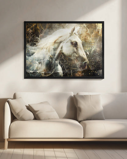 Wall art Horse Animal Vintage Art Illustration Wallart 08