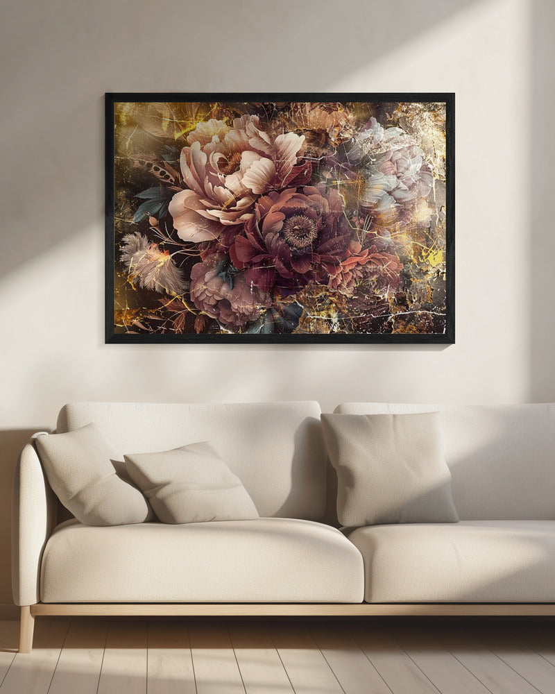 Décoration murale Fleur Art floral Illustration murale 096
