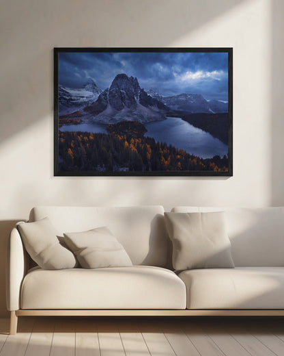 Wall art Mt Assiniboine: Amidst A Snow Storm