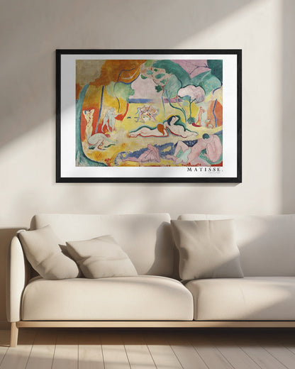 Décoration murale La Joie De Vivre, Avec bordure