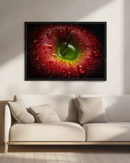 Wall art Red Apple. Food
