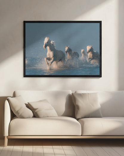 Art mural Anges de Camargue. Cheval