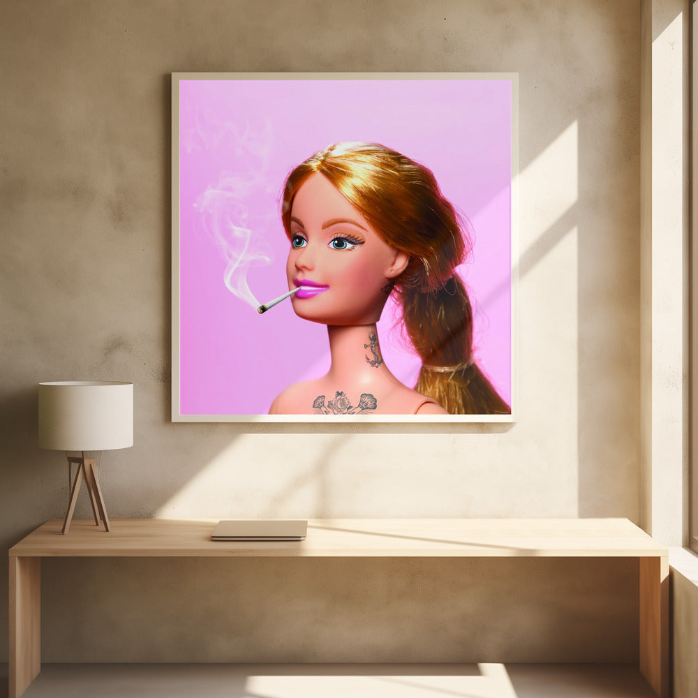 Art mural Jeune femme