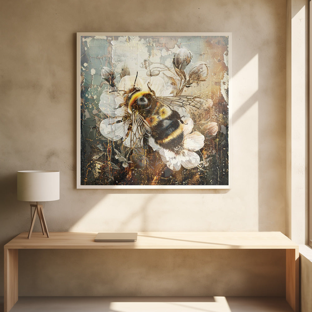 Art mural Animaux floraux Illustration d'art vintage 08