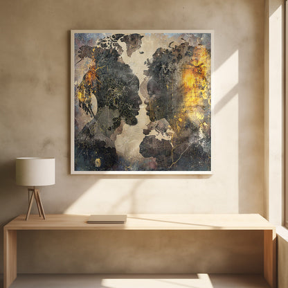 Art mural Illustration d'art africain Art mural 085