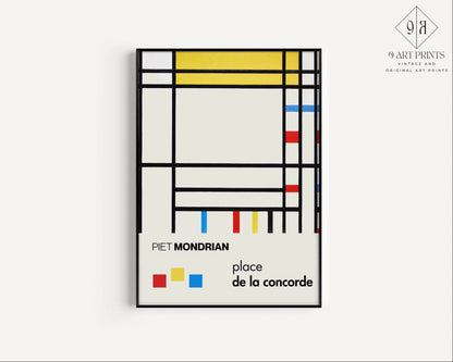 Piet Mondrian 'Place de la Concorde' Giclee Print: Mid-Century Modern Art