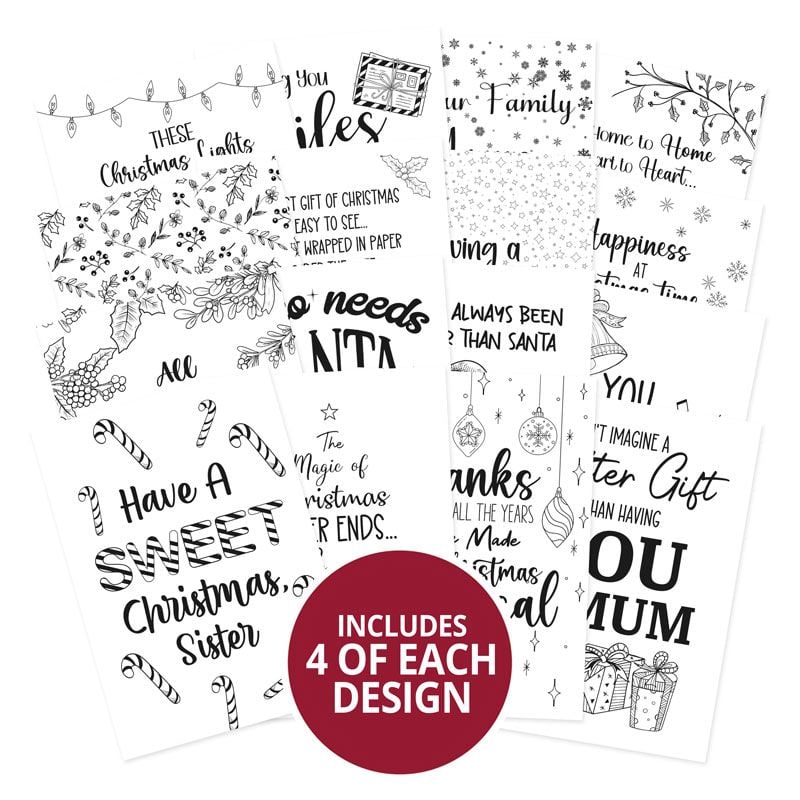 Blocs-notes de poche "Say It With Style" - Noël en famille