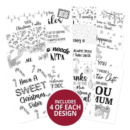 Blocs-notes de poche "Say It With Style" - Noël en famille