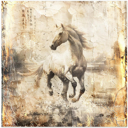 Illustration cheval vintage 16