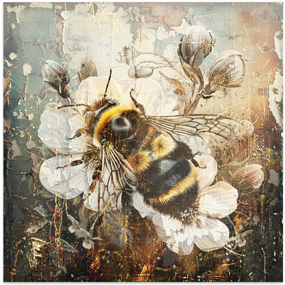 Art mural Animaux floraux Illustration d'art vintage 08