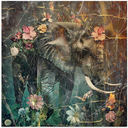 Décoration murale Animaux floraux Illustration d'art vintage 11