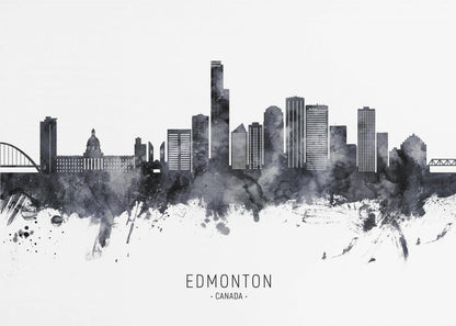 Décoration murale Edmonton Canada Skyline