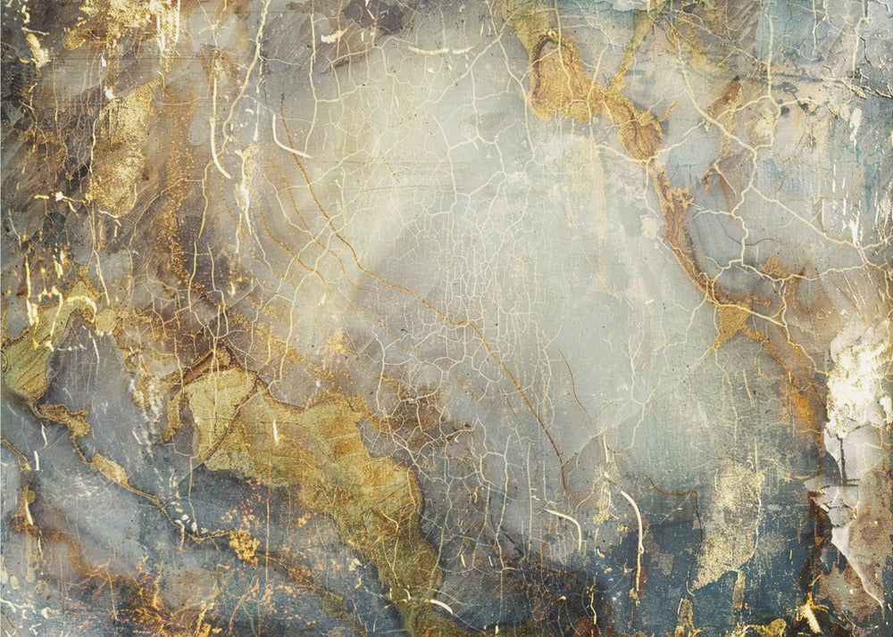 Art mural Illustration abstraite en marbre 02