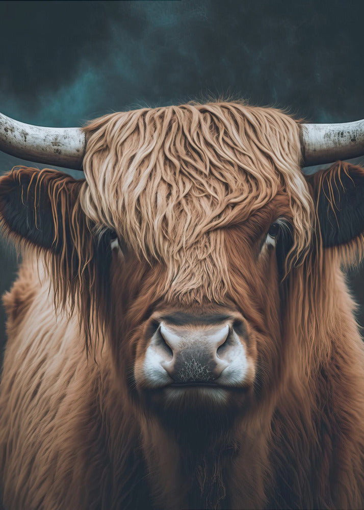 Wall Art Highland Cow