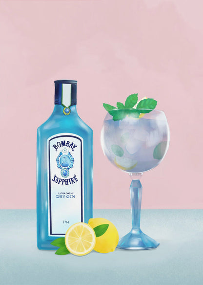 Décoration murale Cocktail au gin