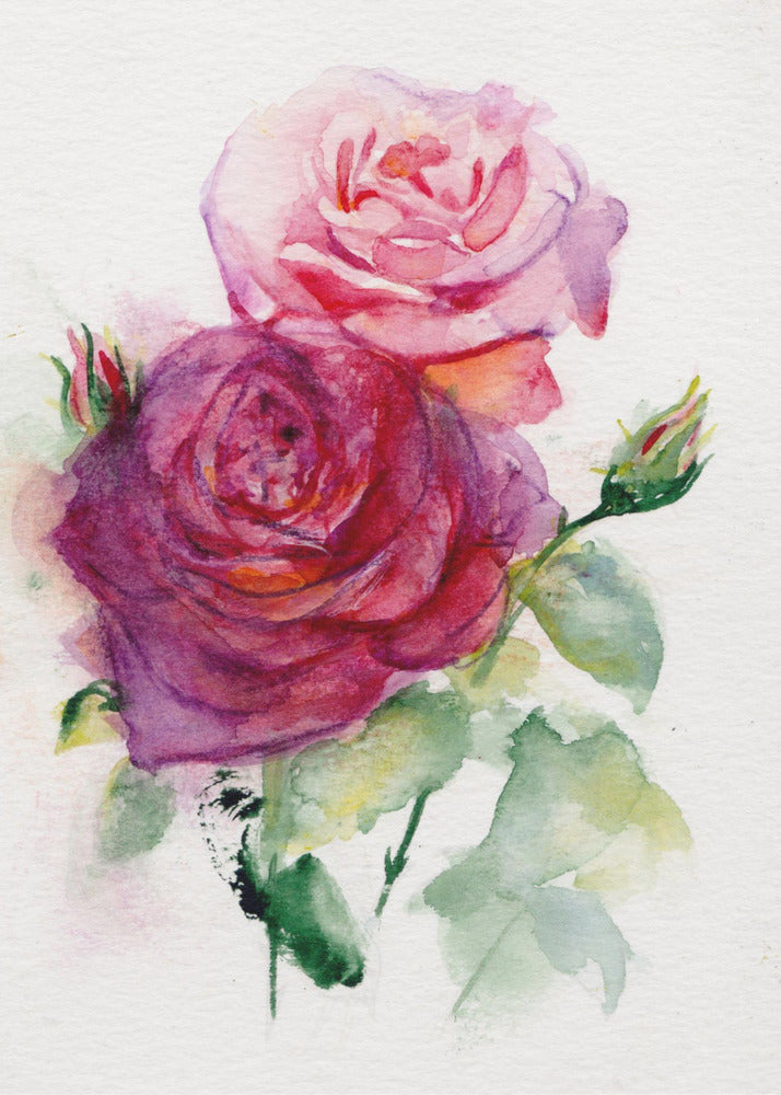 Art mural Rose juin