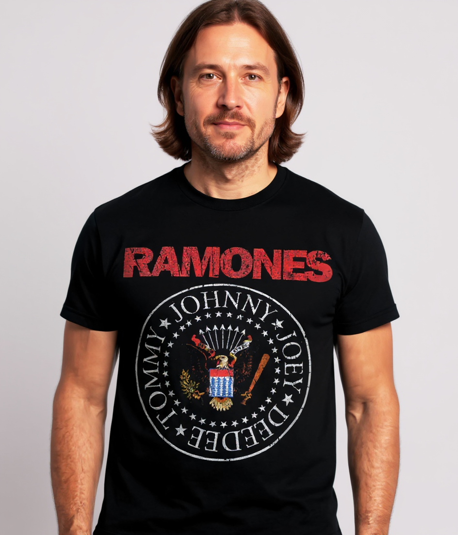 Ramones Presidential Color Logo T-Shirt