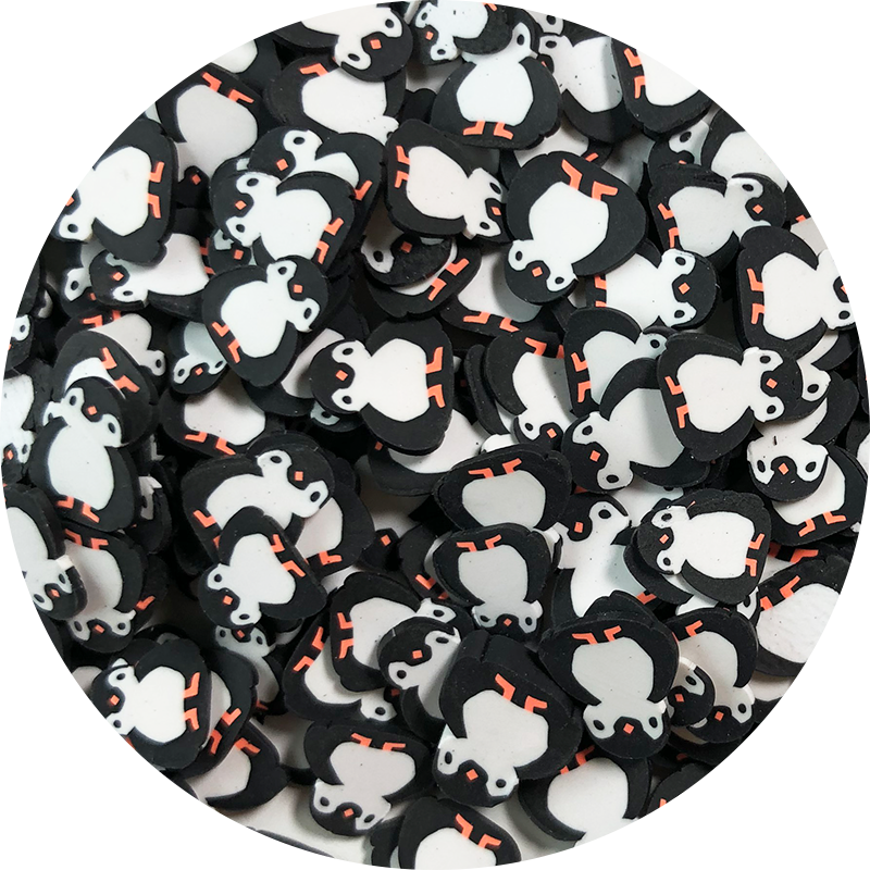 Tranches de Fimo Mini Pingouin