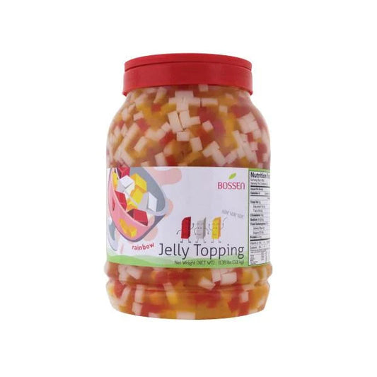 Rainbow Coconut Jelly | Multi-Use | Bubble Tea Topping | Ice Cream Topping | Foodservice Canada | Ships Free Within Canada on Orders Above CAD $199